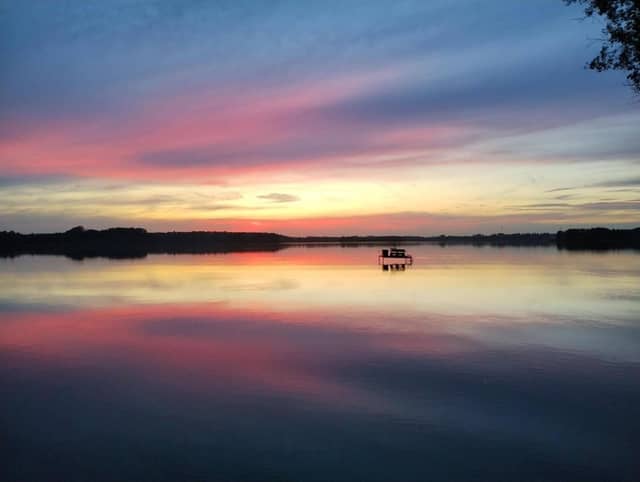 Lake Chrzypskie Sunset Pier - Image 1