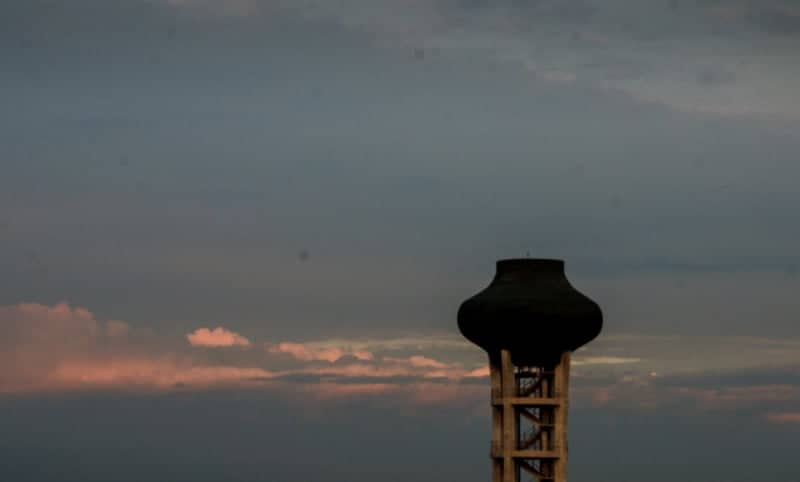 Kharar Water Tower Silhouette - Image 1