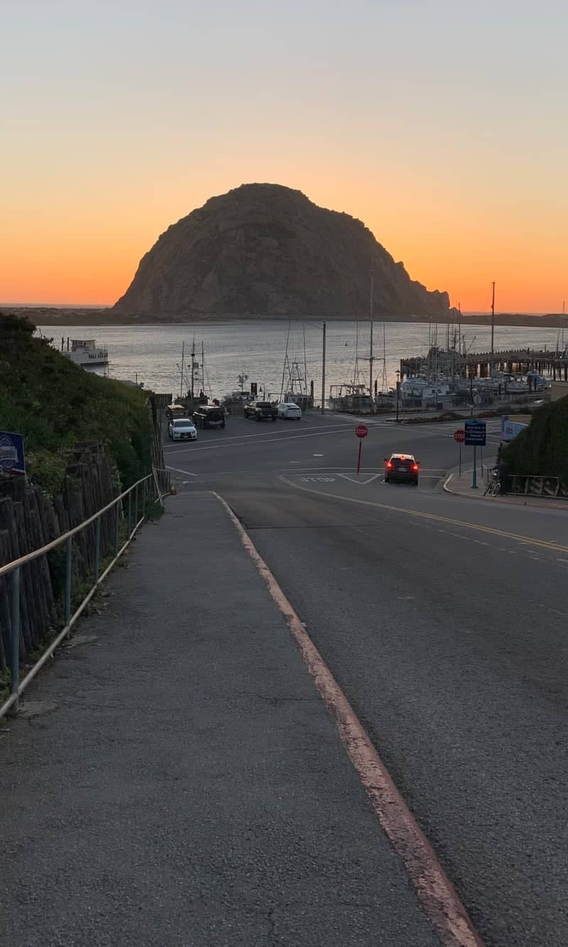 Beach Street View of Morro Rock - Image 1