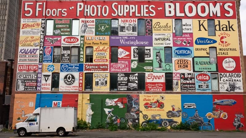 Bloom's Photo Supplies Mural - Image 1