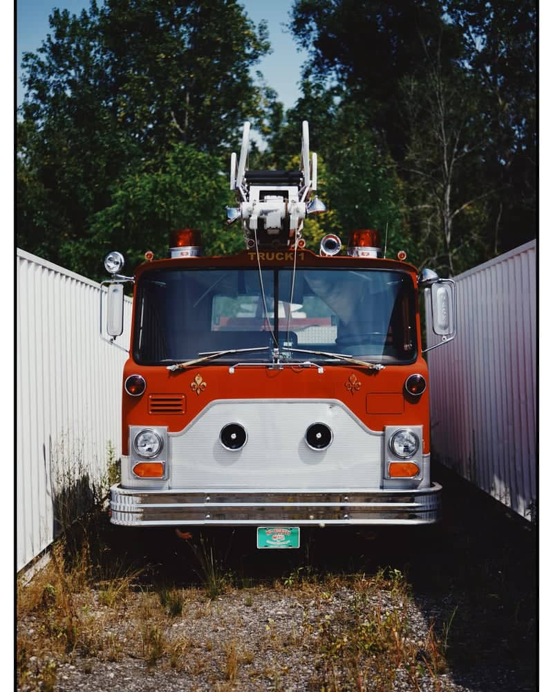 Birch Run Motor Speedway Vintage Fire Truck - Image 1