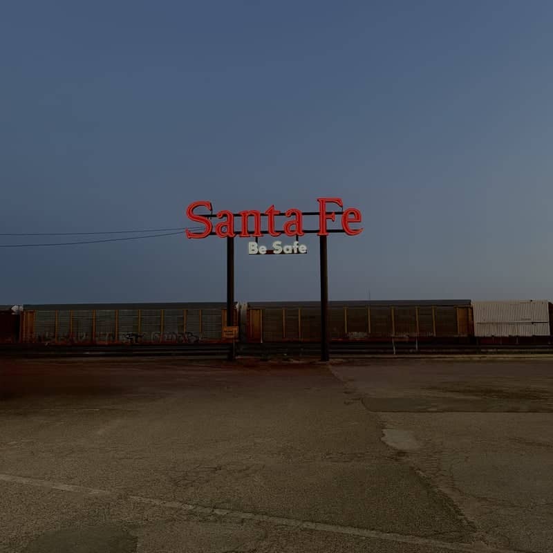 Santa Fe Be Safe Sign - Image 1