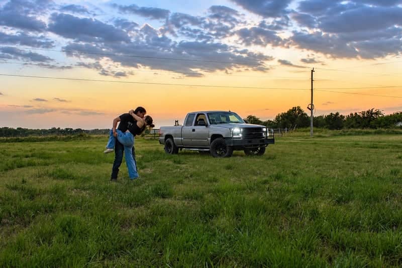 Stidham Rural Sunset Field - Image 1