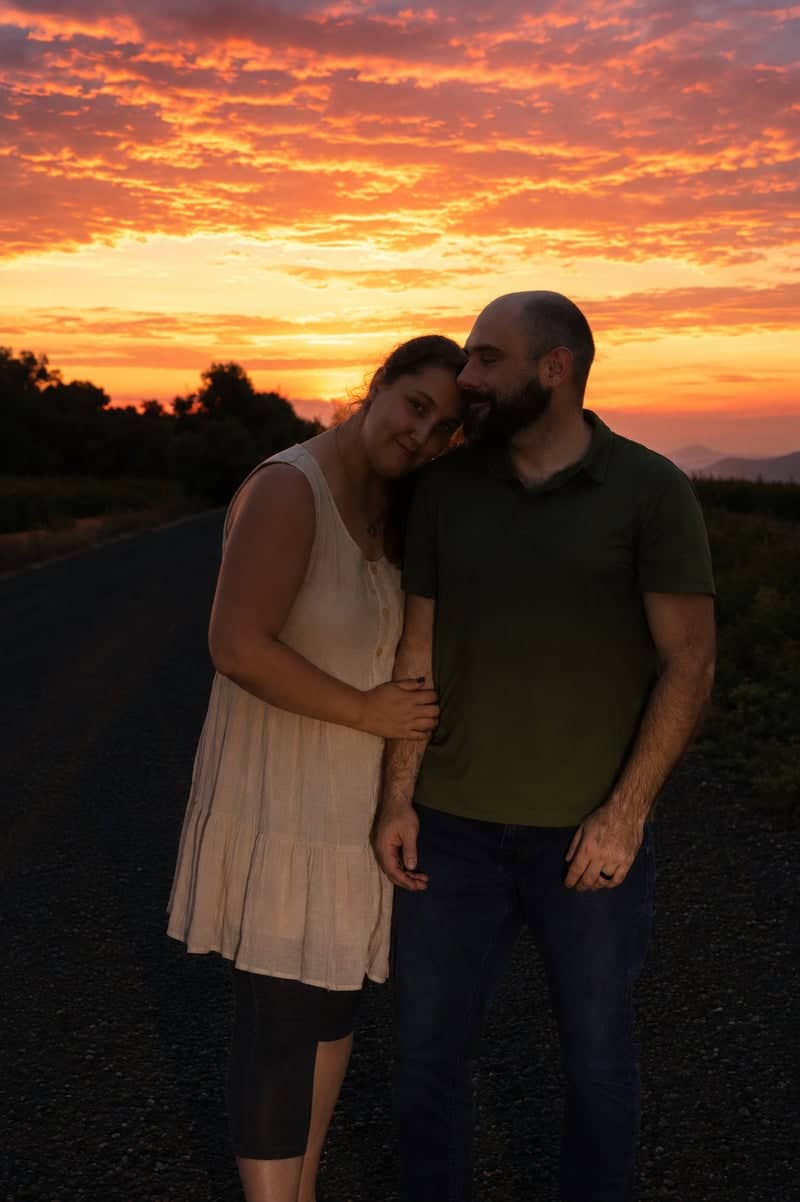 Dorris Rural Sunset Road - Image 1