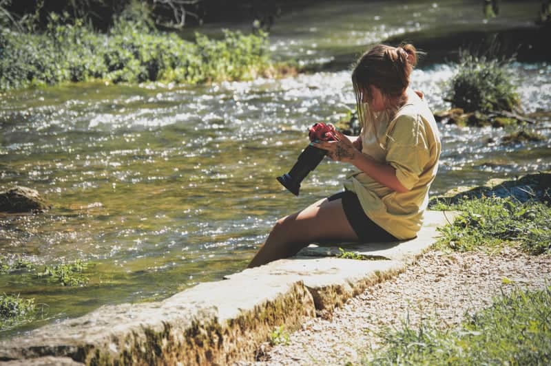 Mill Creek at Spring Mill State Park - Image 1