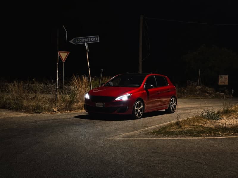 Night Road Junction near Floridia - Image 1