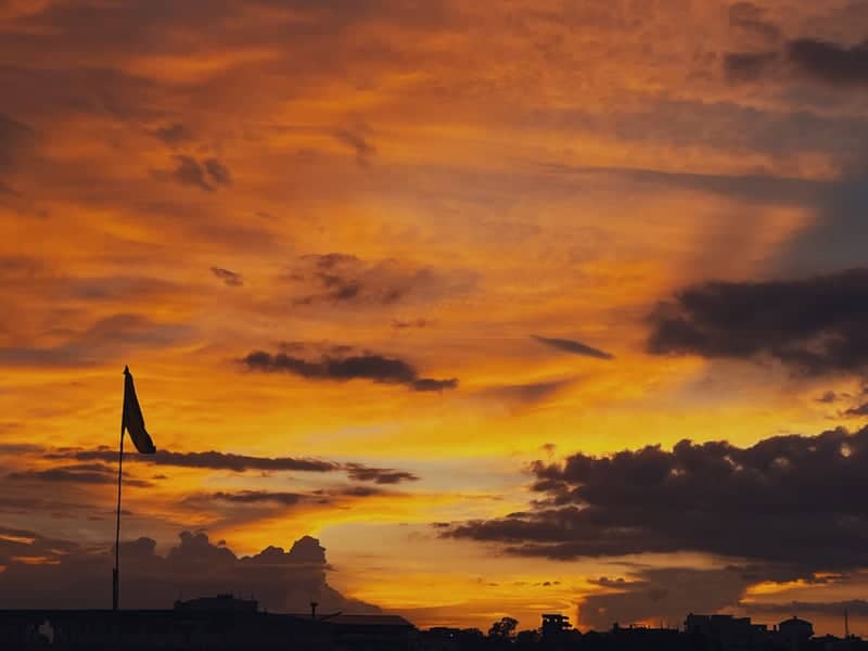 Purulia City Sunset Skyline - Image 1