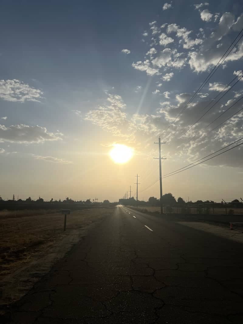 Parlier Avenue Rural Sunset - Image 1