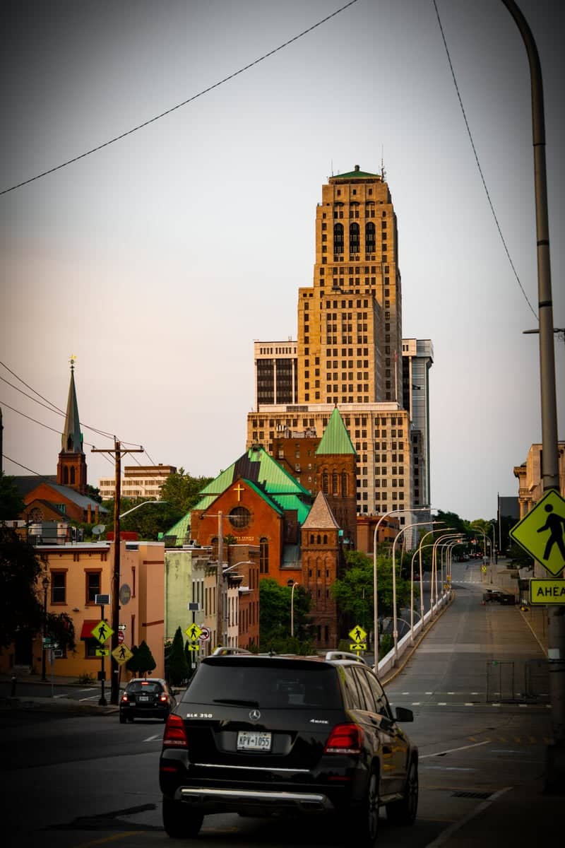 Alfred E. Smith Building from South Swan Street - Image 1