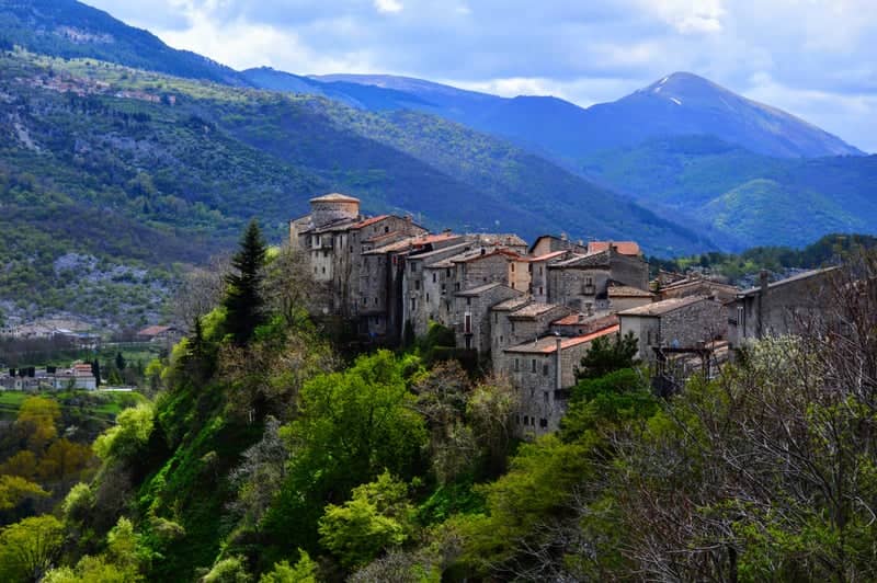 Civitella Alfedena Village Overlook - Image 1