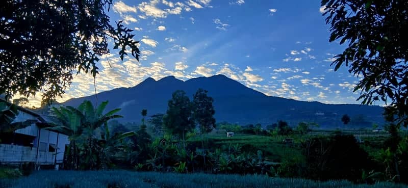 Mount Lawu View from Karanganyar - Image 1