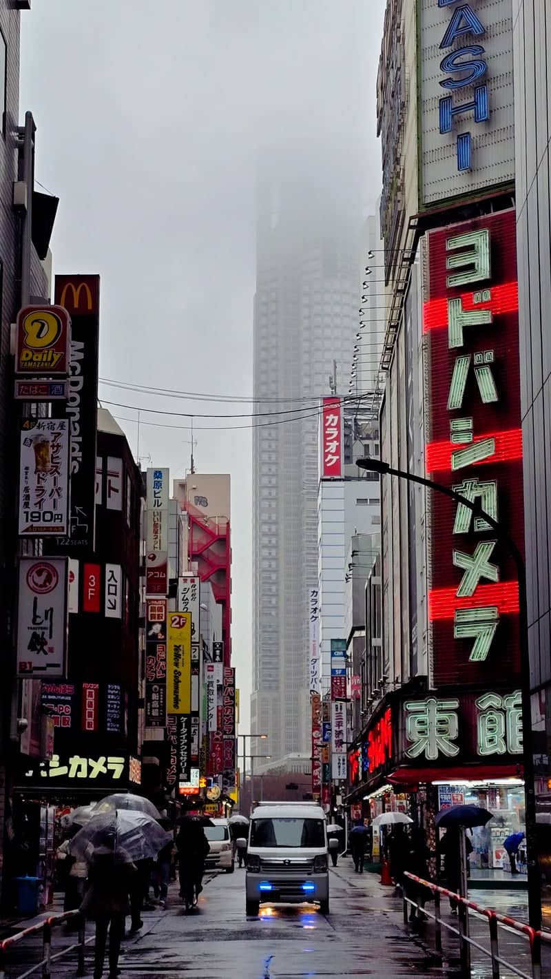 Shinjuku West Exit Neon Street - Image 1