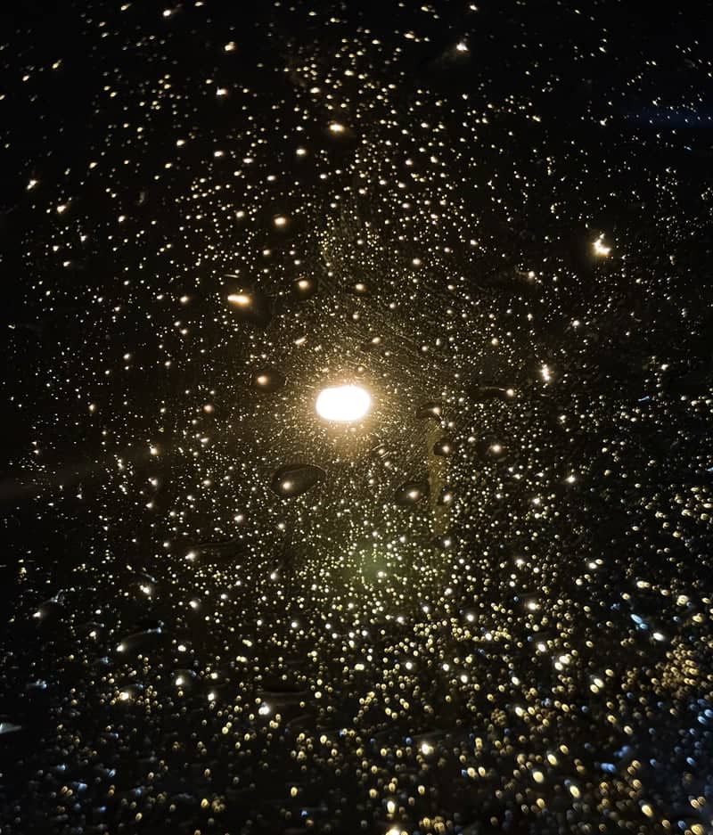 Rainy Night Abstract on Meridian Road - Image 1