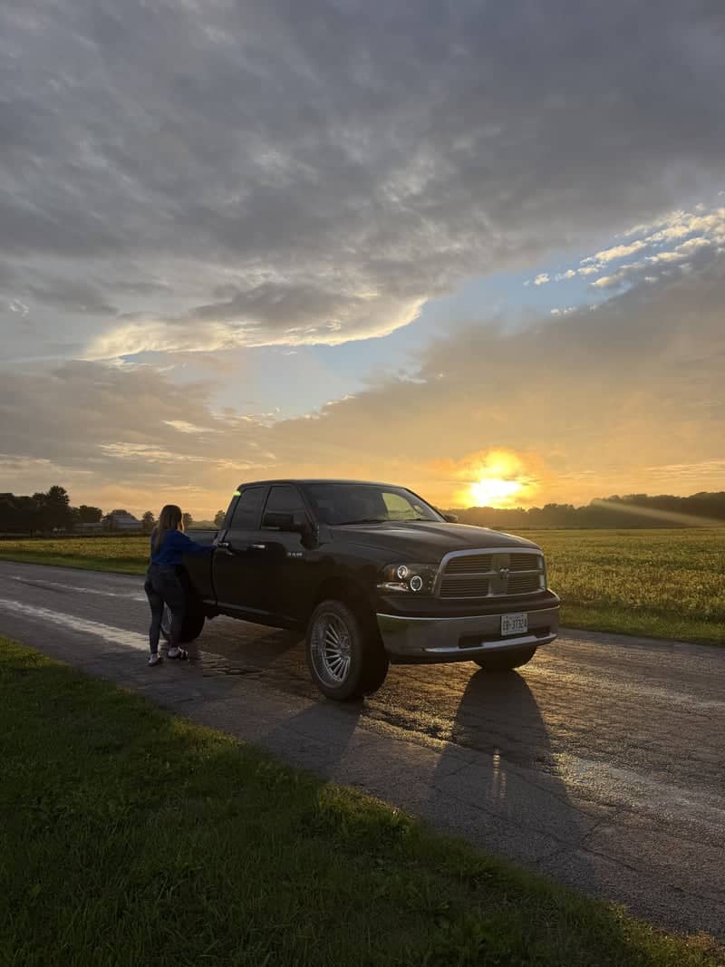 Newton Rural Road Sunset - Image 1