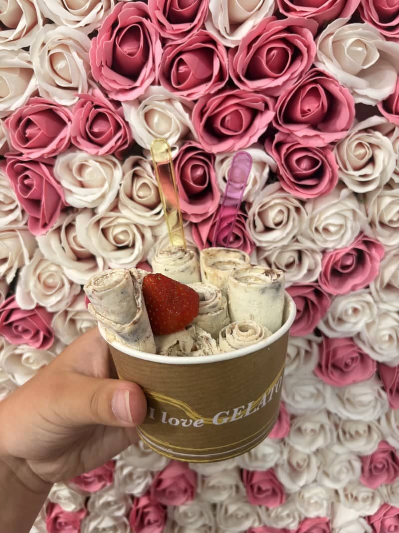 I Love Gelato Floral Wall - Image 1