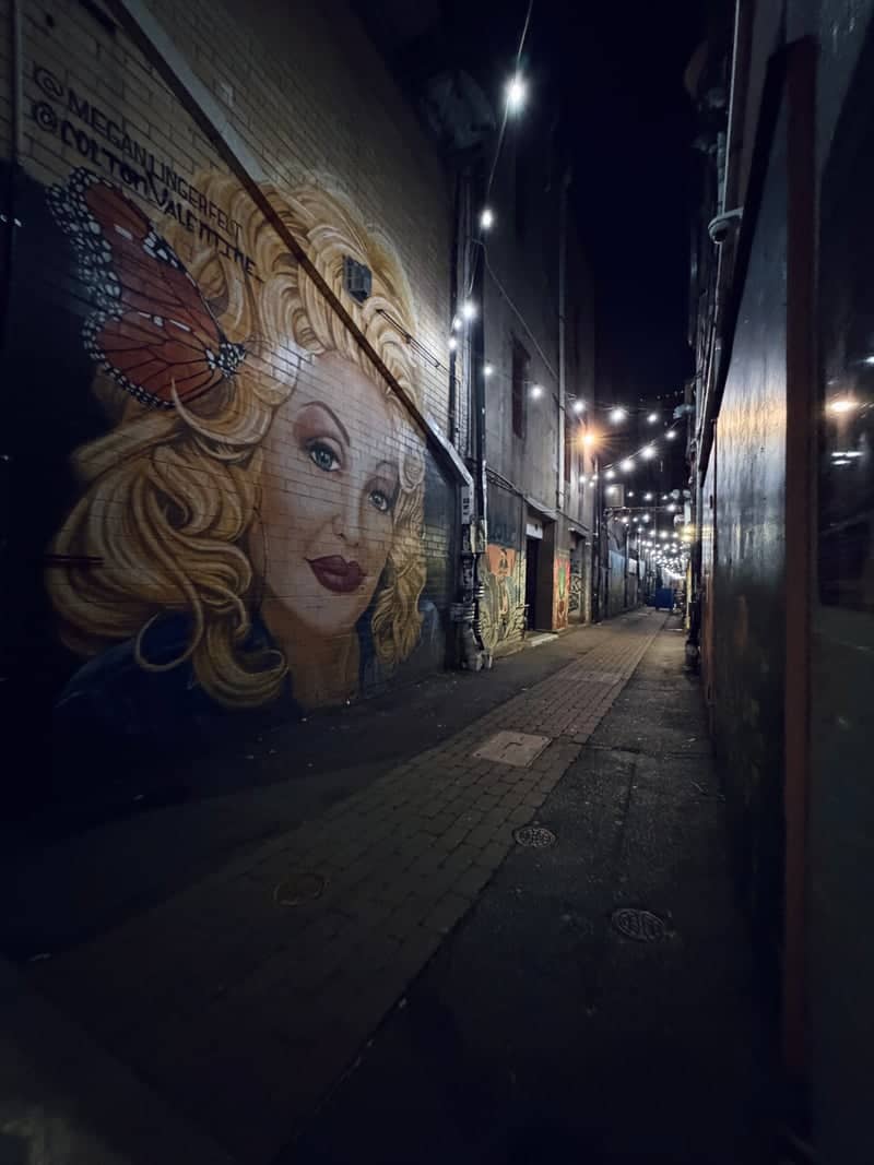 Strong Alley Dolly Parton Mural - Image 1